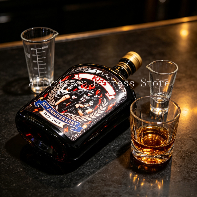 Vintage Collectible Liquor Bottles - Decantador de Whisky Inspirado na Música
