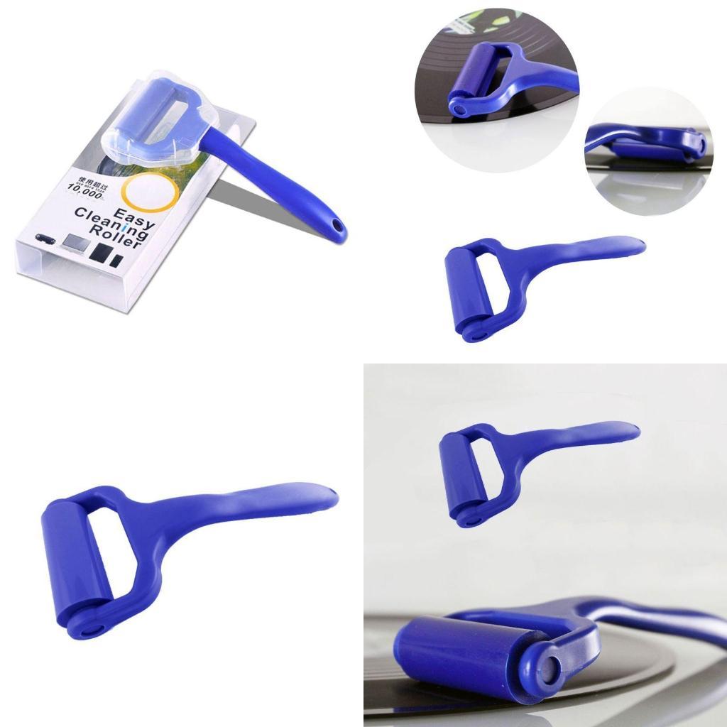 Vinyl Record Cleaner - Rolo de limpeza de silicone antiestático,