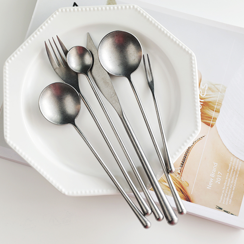304 retro conjunto de talheres - Vintage Collectible Spoons avaliação e preço