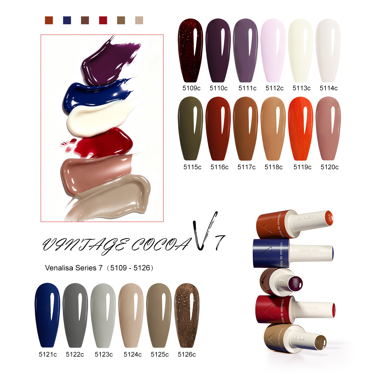 VENALISA V7 Esmalte em Gel 18  - Vintage Collectible Bottles avaliação e preço