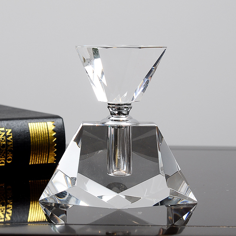 Frasco de Perfume de Cristal E - Vintage Collectible Bottles avaliação e preço