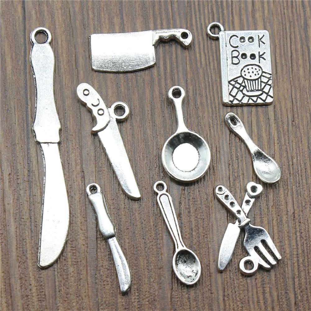 20 pçs encantos de utensílios  - Vintage Collectible Spoons avaliação e preço