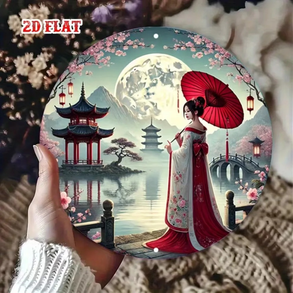 Placa de Metal Vintage Japones - Vintage Collectible Plates avaliação e preço