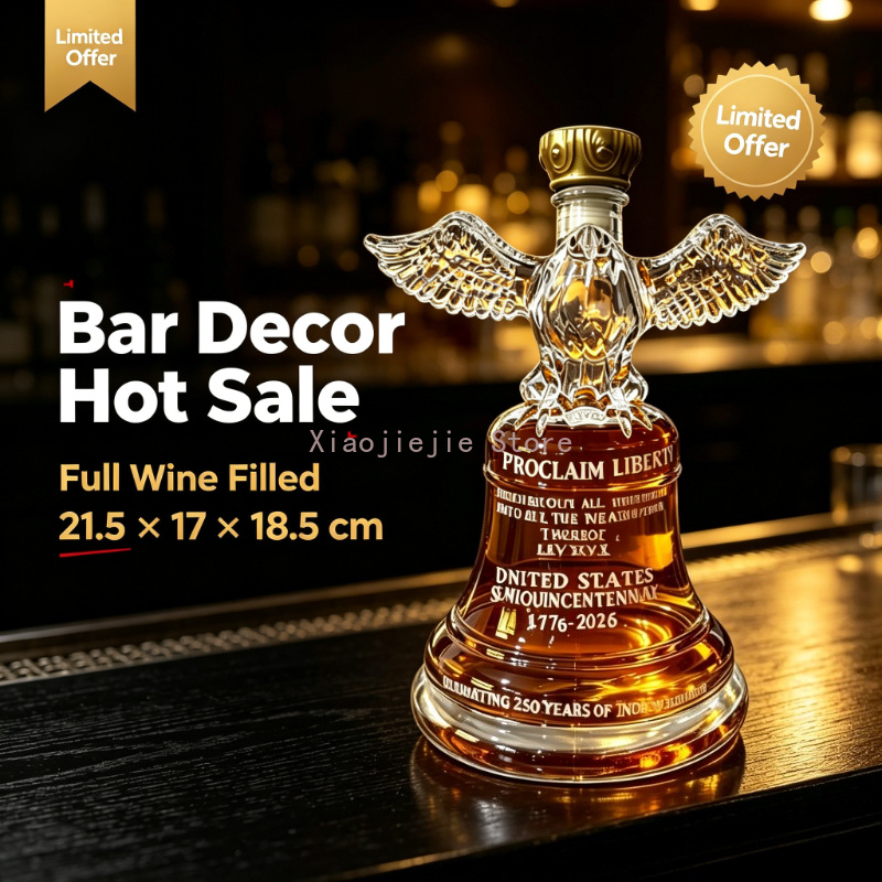 Decantador de Vidro Sino da Li - Vintage Collectible Bottles avaliação e preço